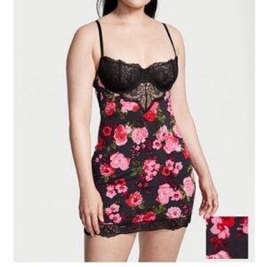 VICTORIA'S SECRET
Modal Wrap Robe & Lace Slip
